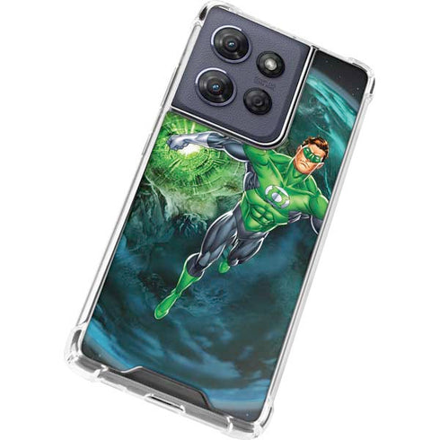 DC Comics Green Lantern Action Pose in Space Moto G Stylus 5G (2025) Clear Case