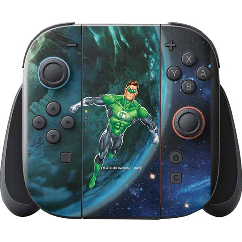 DC Comics Green Lantern Action Pose in Space Nintendo Switch 2 (2025) with Joy-Con Skin
