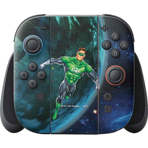 DC Comics Green Lantern Action Pose in Space Nintendo Skins