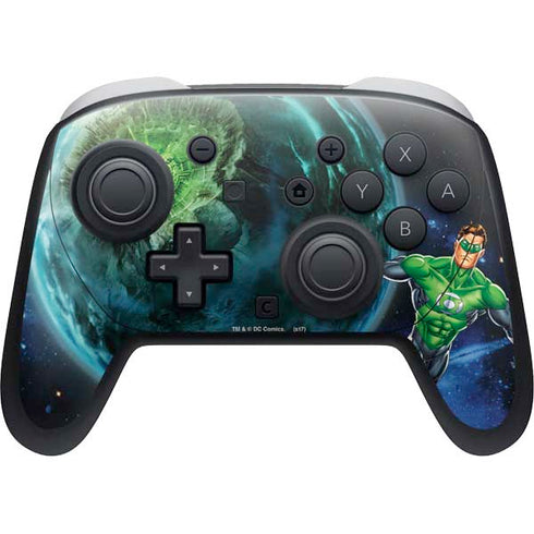 DC Comics Green Lantern Action Pose in Space Nintendo Skins
