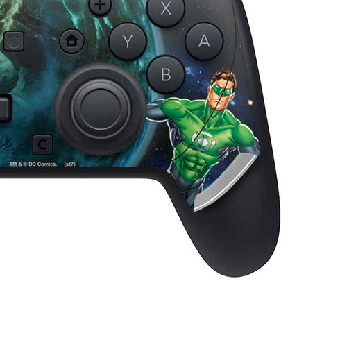 DC Comics Green Lantern Action Pose in Space Nintendo Switch 2 (2025) Pro Controller Skin