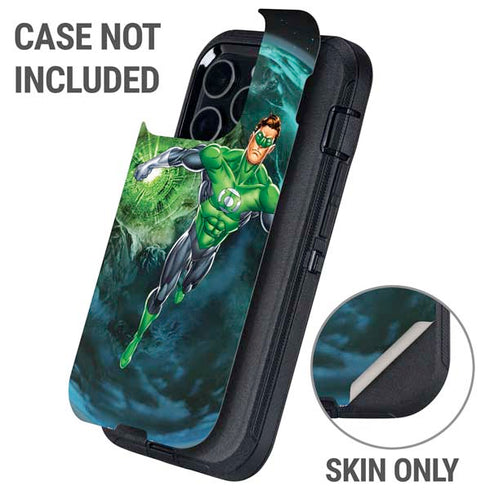 DC Comics Green Lantern Action Pose in Space Otterbox Defender iPhone Skin