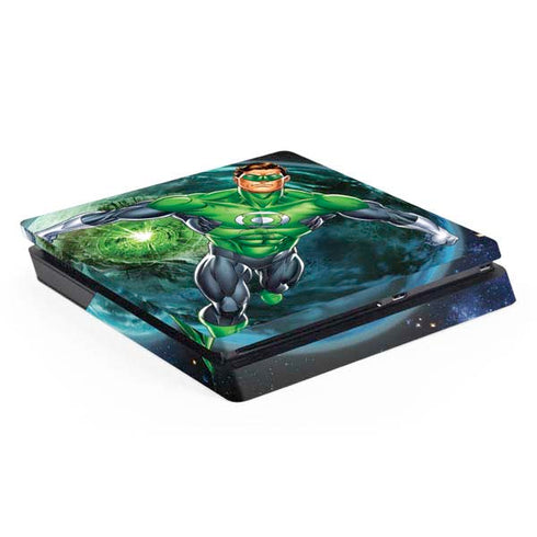 DC Comics Green Lantern Action Pose in Space PS4 Slim Skin