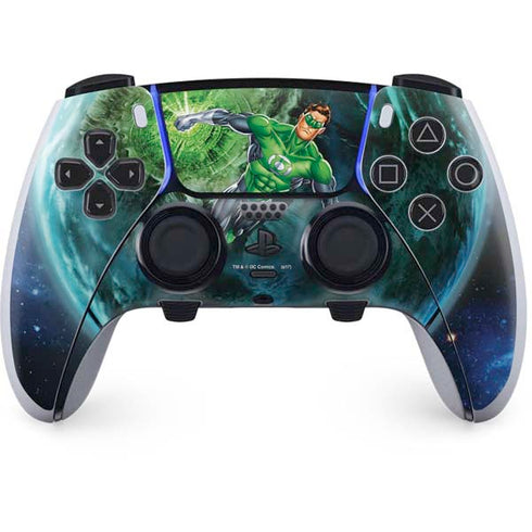 DC Comics Green Lantern Action Pose in Space PS5 DualSense Edge Pro Controller Skin