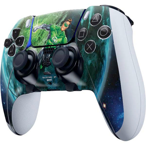 DC Comics Green Lantern Action Pose in Space PS5 DualSense Edge Pro Controller Skin