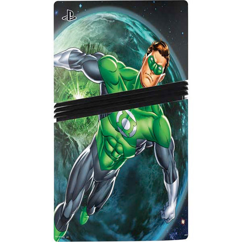 DC Comics Green Lantern Action Pose in Space PS5 Pro Console Skin