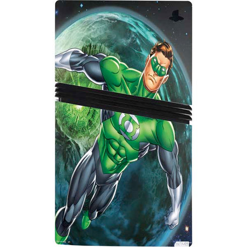 DC Comics Green Lantern Action Pose in Space PS5 Pro Console Skin