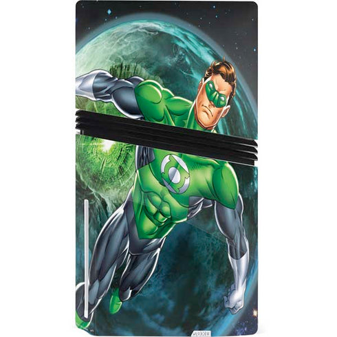 DC Comics Green Lantern Action Pose in Space PS5 Pro Disk Console Skin