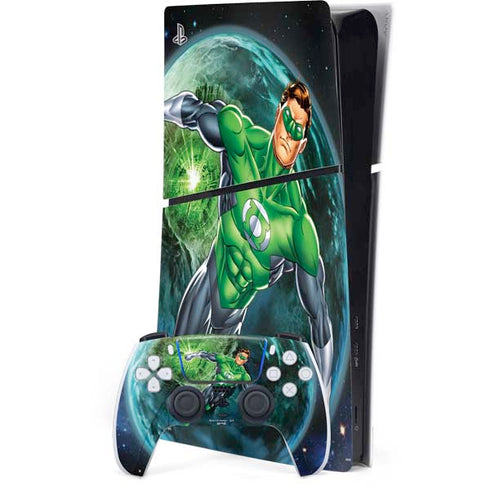 DC Comics Green Lantern Action Pose in Space PlayStation PS5 Skins