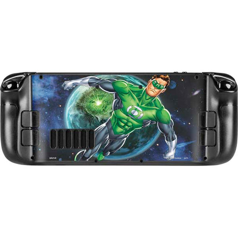 DC Comics Green Lantern Action Pose in Space Steam Deck Handheld Gaming Computer Skin