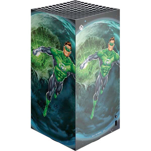 DC Comics Green Lantern Action Pose in Space XBox Series X Digital Edition Console Skin