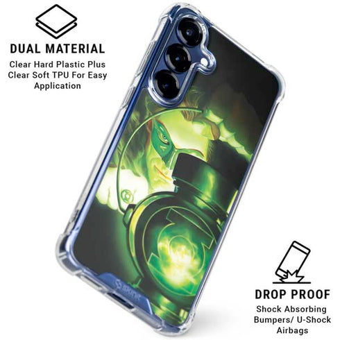 DC Comics Green Lantern Portrait Art By Alex Ross Galaxy S25 Clear Case