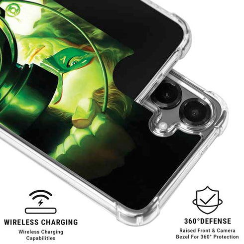 DC Comics Green Lantern Portrait Art By Alex Ross Galaxy S26 Clear Case