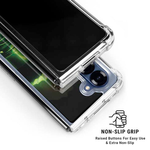 DC Comics Green Lantern Portrait Art By Alex Ross Galaxy Z Fold6 Clear Case