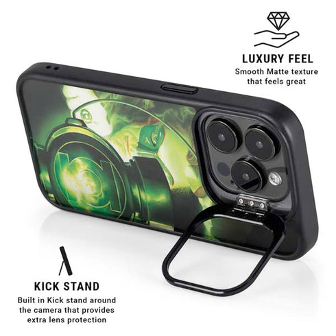 DC Comics Green Lantern Portrait Art By Alex Ross iPhone 14 Pro Max Kickstand Case
