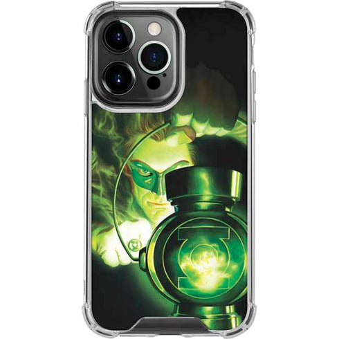 DC Comics Green Lantern Portrait Art By Alex Ross iPhone 16 Pro Clear Case