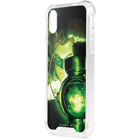 DC Comics Green Lantern Portrait Art By Alex Ross iPhone XS Clear Case