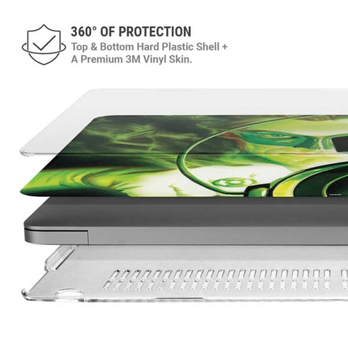 DC Comics Green Lantern Portrait Art By Alex Ross MacBook Pro 14in (2021-24) Case plus Skin