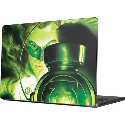 DC Comics Green Lantern Portrait Art By Alex Ross Apple MacBook Pro 14-inch Skin