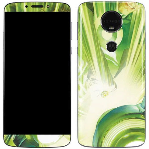 DC Comics Green Lantern Portrait Art By Alex Ross Moto E5 Plus Skin