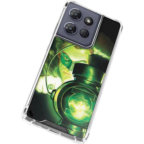 DC Comics Green Lantern Portrait Art By Alex Ross Moto G Play 5G (2025) Clear Case
