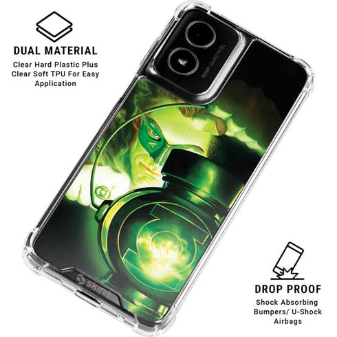 DC Comics Green Lantern Portrait Art By Alex Ross Moto G Power 5G (2024) Clear Case