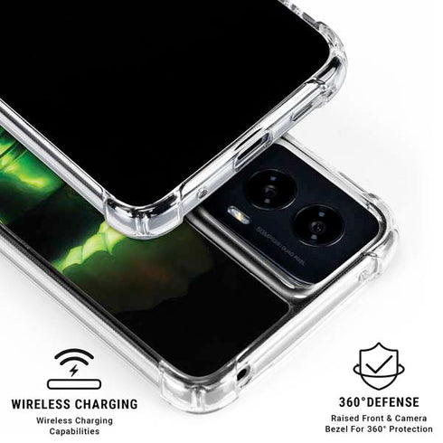 DC Comics Green Lantern Portrait Art By Alex Ross Moto G Power 5G (2024) Clear Case