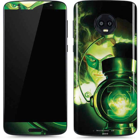 DC Comics Green Lantern Portrait Art By Alex Ross Moto G6 Skin