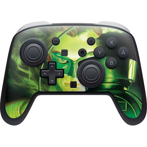DC Comics Green Lantern Portrait Art By Alex Ross Nintendo Switch 2 (2025) Pro Controller Skin
