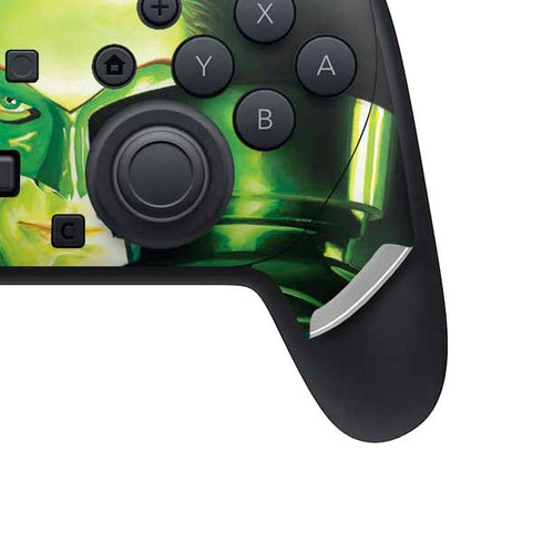 DC Comics Green Lantern Portrait Art By Alex Ross Nintendo Switch 2 (2025) Pro Controller Skin