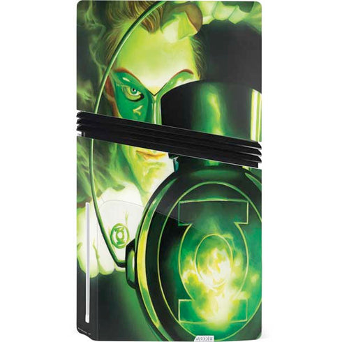 DC Comics Green Lantern Portrait Art By Alex Ross PS5 Pro Disk Bundle Skin