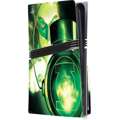 DC Comics Green Lantern Portrait Art By Alex Ross PS5 Pro Disk Console Skin