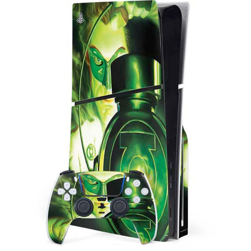 DC Comics Green Lantern Portrait Art By Alex Ross PlayStation PS5 Skins