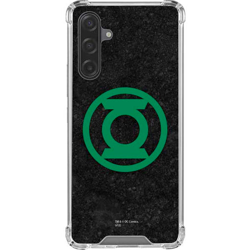 DC Comics Green Lantern Logo Black Background Galaxy A17 Clear Case