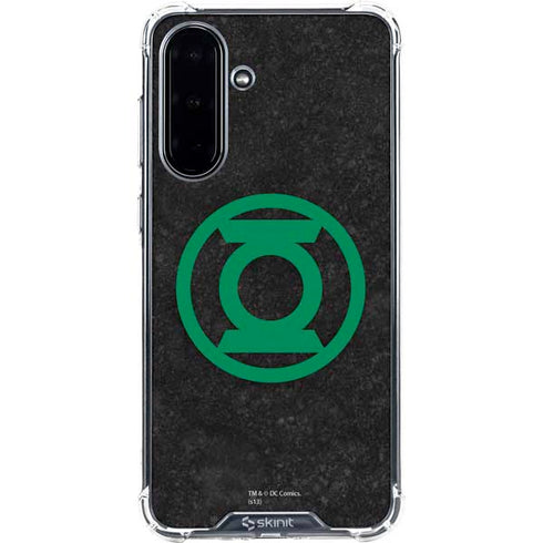 DC Comics Green Lantern Logo Black Background Galaxy A36 5G Clear Case