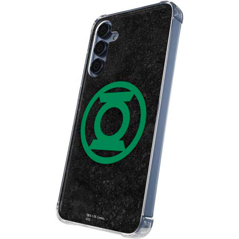DC Comics Green Lantern Logo Black Background Galaxy A55 5G Clear Case