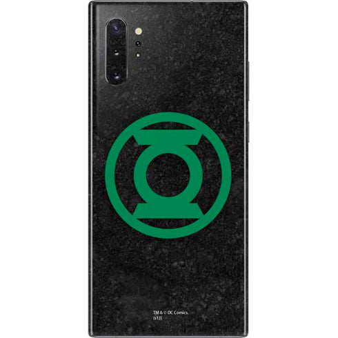 DC Comics Green Lantern Logo Black Background Galaxy Note 10 Plus Skin