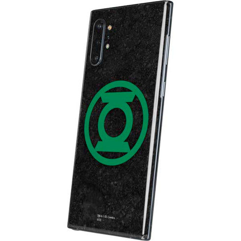 DC Comics Green Lantern Logo Black Background Galaxy Note 10 Plus Skin