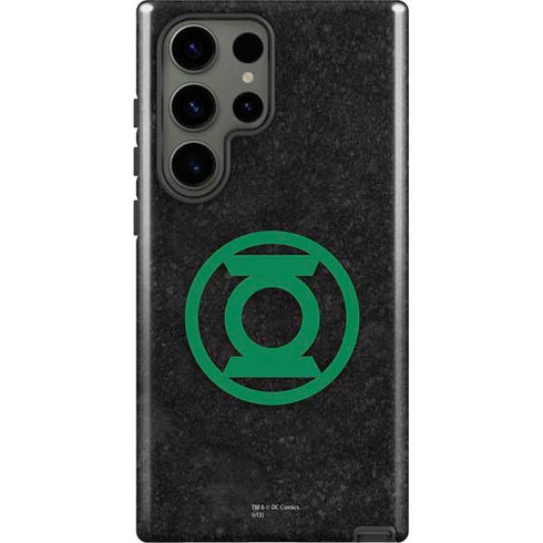 DC Comics Green Lantern Logo Black Background Galaxy S23 Ultra Pro Case