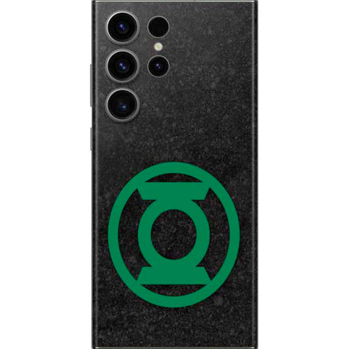 DC Comics Green Lantern Logo Black Background Galaxy Skins
