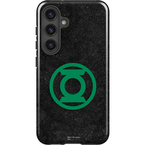DC Comics Green Lantern Logo Black Background Galaxy S25 Impact Case