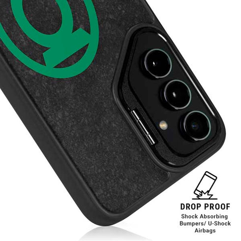 DC Comics Green Lantern Logo Black Background Galaxy S24 Kickstand Case
