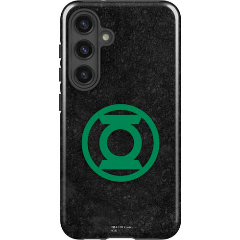 DC Comics Green Lantern Logo Black Background Galaxy S25 Plus Impact Case