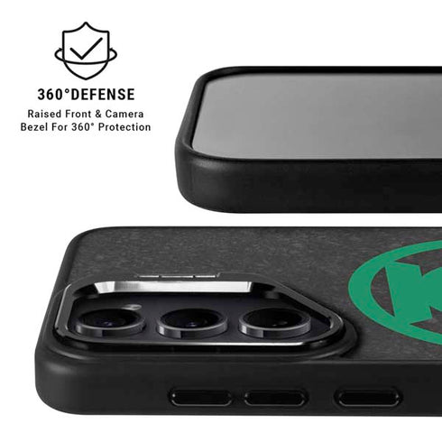 DC Comics Green Lantern Logo Black Background Galaxy S25 Plus Kickstand Case