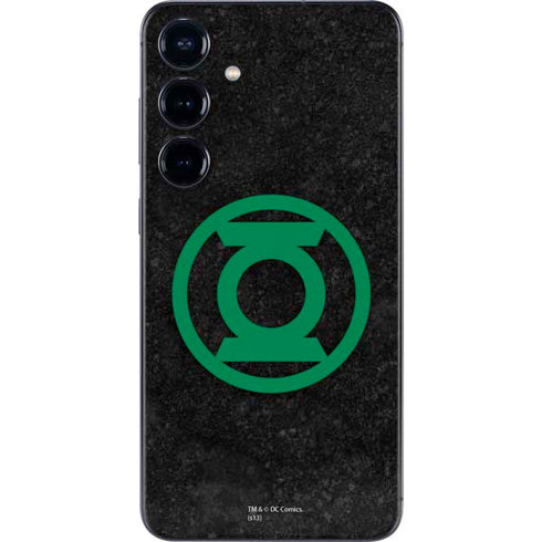 DC Comics Green Lantern Logo Black Background Galaxy S25 Plus Skin