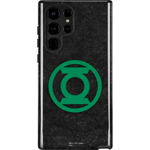DC Comics Green Lantern Logo Black Background Galaxy S25 Ultra Impact Case