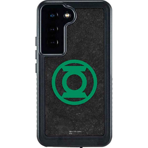 DC Comics Green Lantern Logo Black Background Galaxy S24 Waterproof Case
