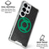 DC Comics Green Lantern Logo Black Background Galaxy S25 Ultra Clear Case