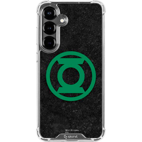 DC Comics Green Lantern Logo Black Background Galaxy S26 Plus Clear Case
