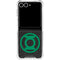 DC Comics Green Lantern Logo Black Background Galaxy Z Flip7 Clear Case